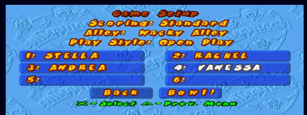 animaniacs ten pin alley