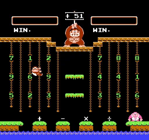 donkey kong jr no sansuu asobi japan