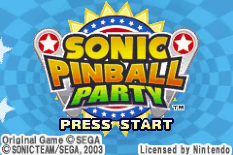 2 in 1 sonic advance sonic pinball party u trashman