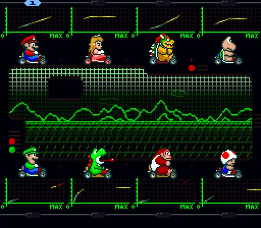 super mario kart f1 tracks