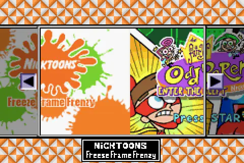 4 games on one game pak nickelodeon u sir vg