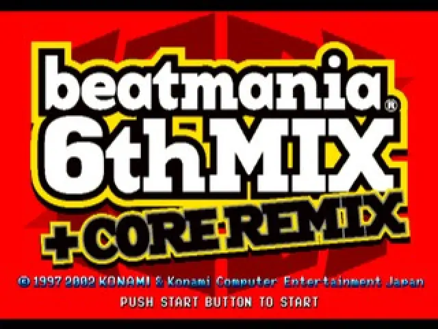 beatnania 6th mix core remix japan