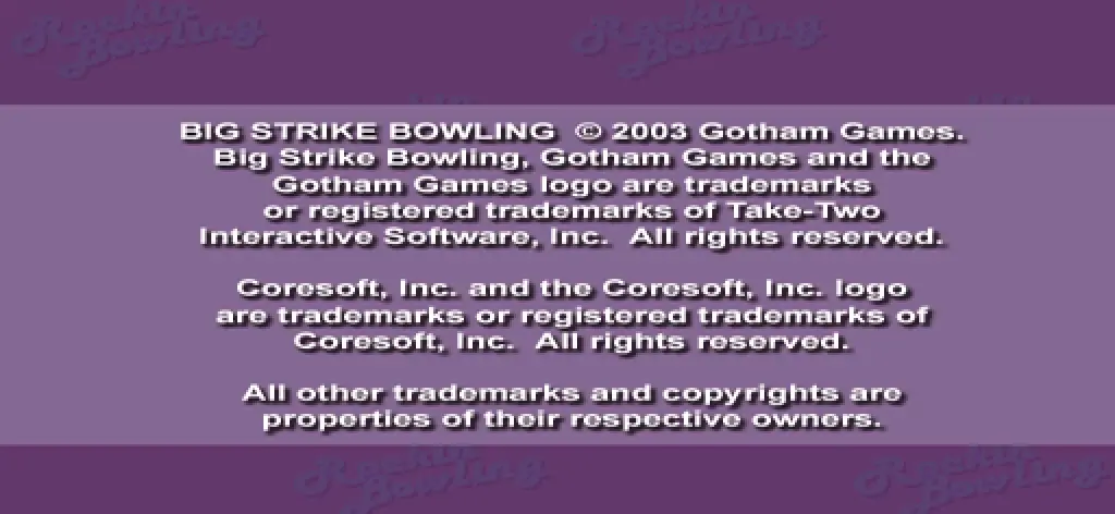 big strike bowling