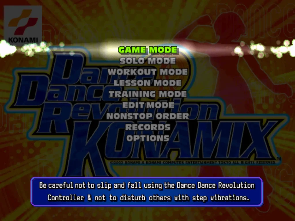 dance dance revolution konamix