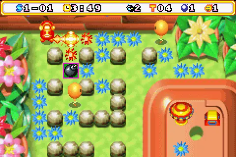 bomberman max 2 red advance u mode7